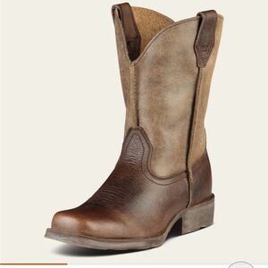 Brown Leather Western Boots